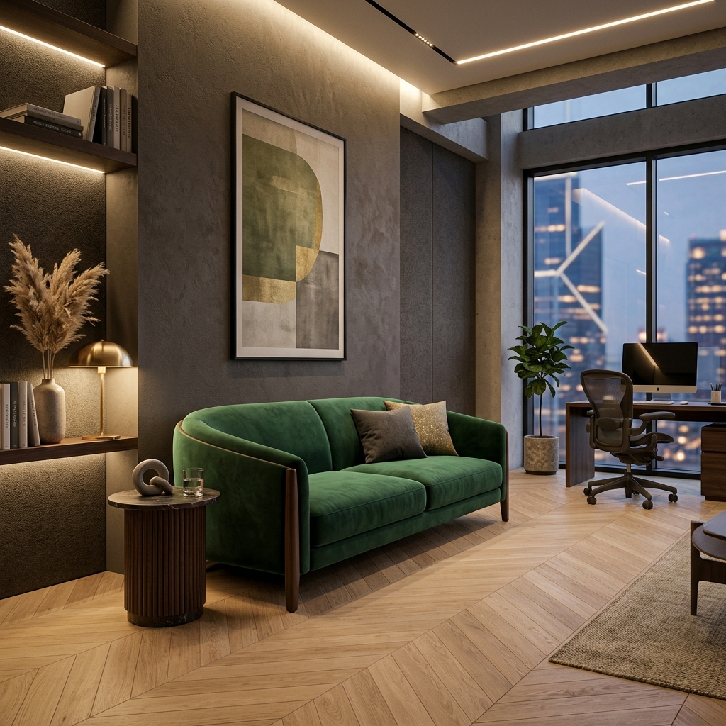 Modern collaborative luxury design and procurement office